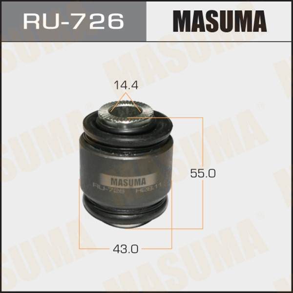Сайлентблок задн. цапфы Toyota Land Cruiser Prado Lexus IS200-300 99-05 плавающий