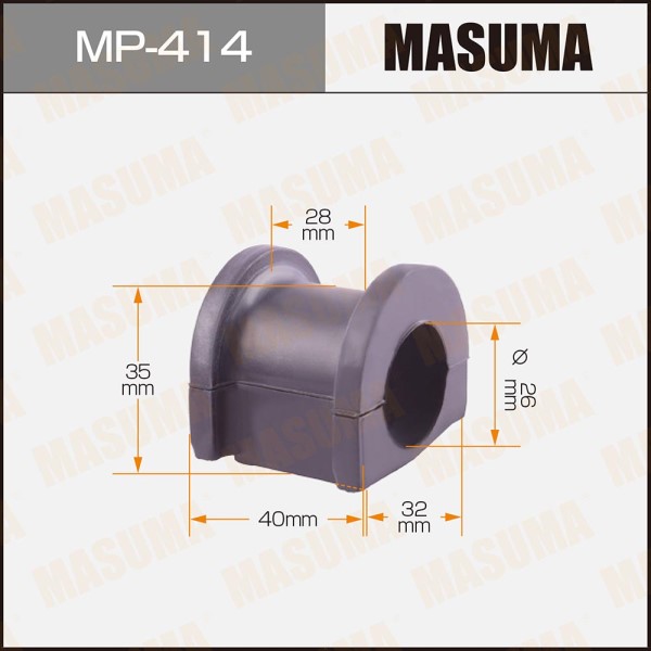 Втулка стабилизатора Honda Civic VI 1.4-2.0D 95-01 CR-V I 2.0 95-02 перед.  25mm