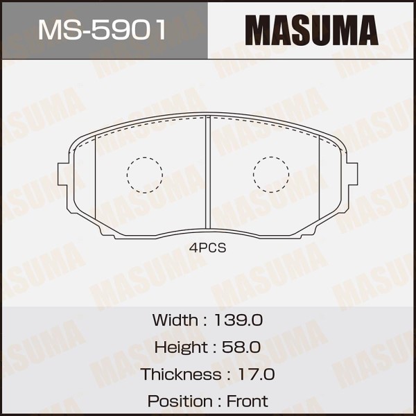 Колодка торм. Mazda CX-7 перед.
