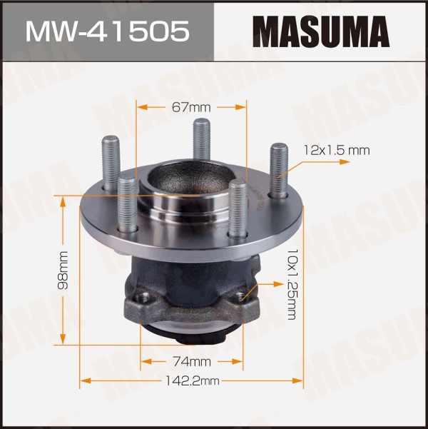 Ступица Mazda 3/5 задн. с ABS /в сб. с подш./