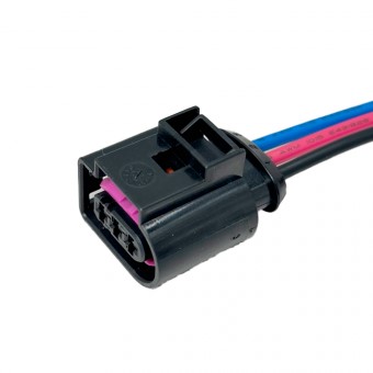 Разъем 4D0971993 (3pin) 3 контакта топливной форсунки, датчика давления топлива, КПП для Audi, Seat, Skoda, Volkswagen