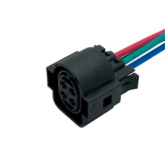 Разъем 1H0973734 (4pin) 4 контакта компрессора, к фарам для Seat, Volkswagen