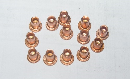 Заклепки сцепления 4х6 медная (12 шт)