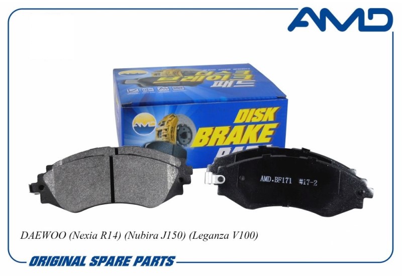 Колодка торм. Daewoo Nexia Lanos перед. R14 Ravon Nexia R3
