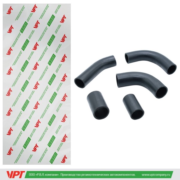 Патрубок радиат. /УАЗ 421/ (100 л.с.) 5 шт