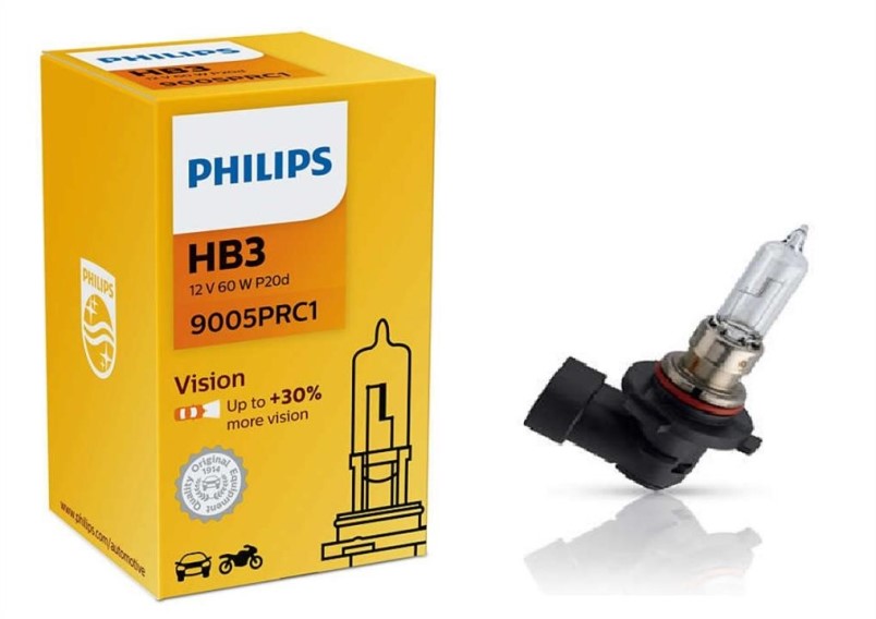 Лампа HB3 12V 65W P20d (9005) +30% PREMIUM